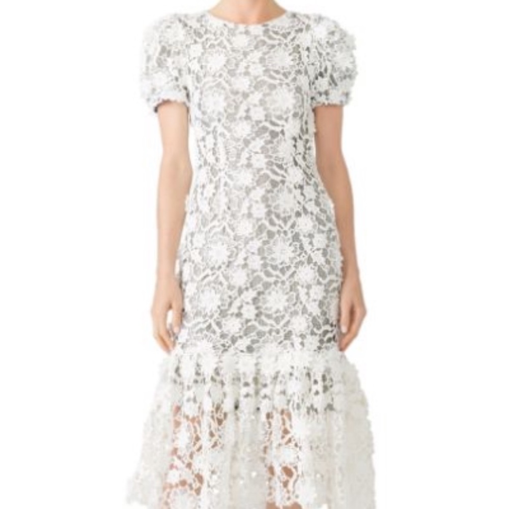 Alcoolique Couture Lace Overlay Dress S - Picture 2 of 6